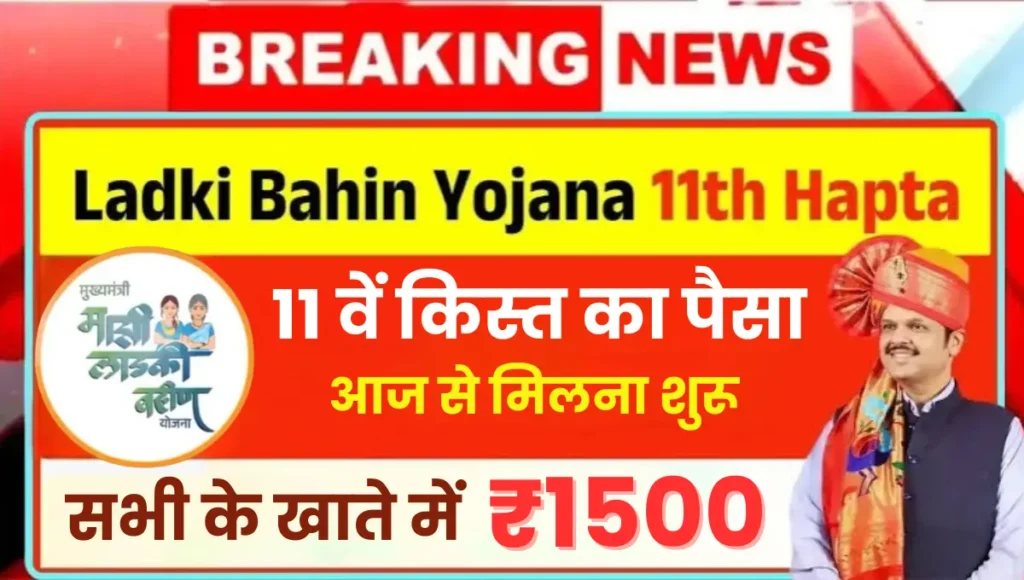 Ladki Bahin Yojana 11th Installment Out Ladki Bahin Yojana 11th Installment Out