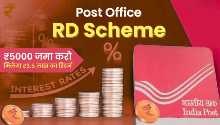Post Office Recurring Deposit Scheme